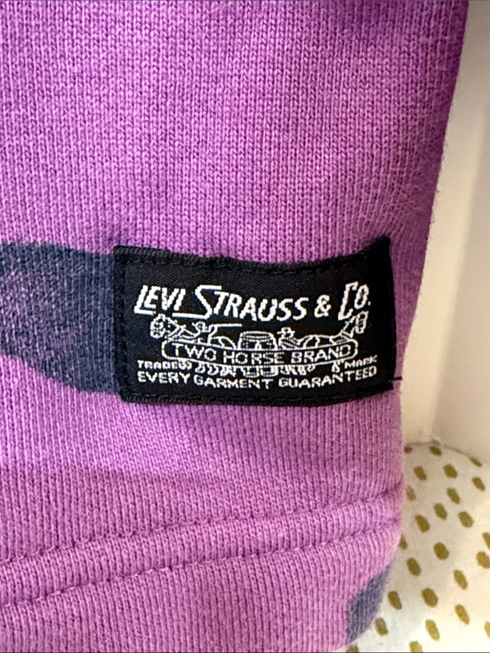 Purple Polka Dot Sweatshirt